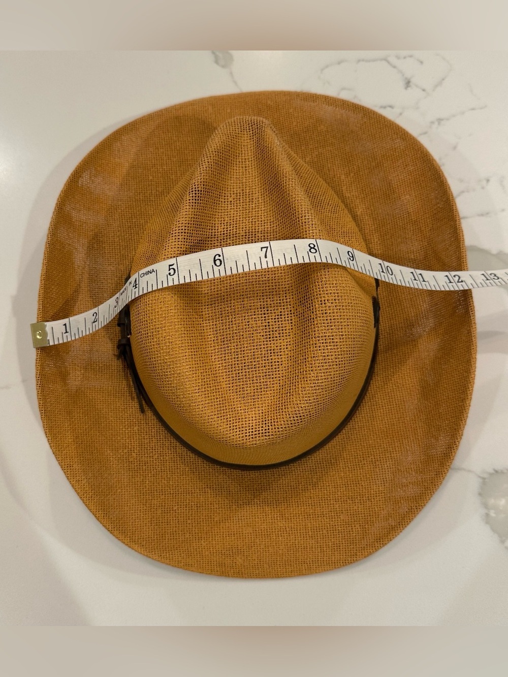 Royal Road Trading CO Original Panama Hat Men’s Large Beige Straw Fedora Travel - Picture 6 of 11